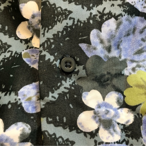 VanHeusen Mens Hawaiian Style short sleeve shirt Large loose fit - Picture 5 of 10